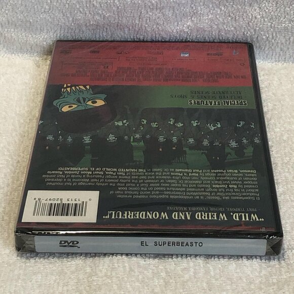 Sealed 2009 Original Release DVD Copy of 'El Superbeasto' By Rob Zombie!! - Picture 4 of 4